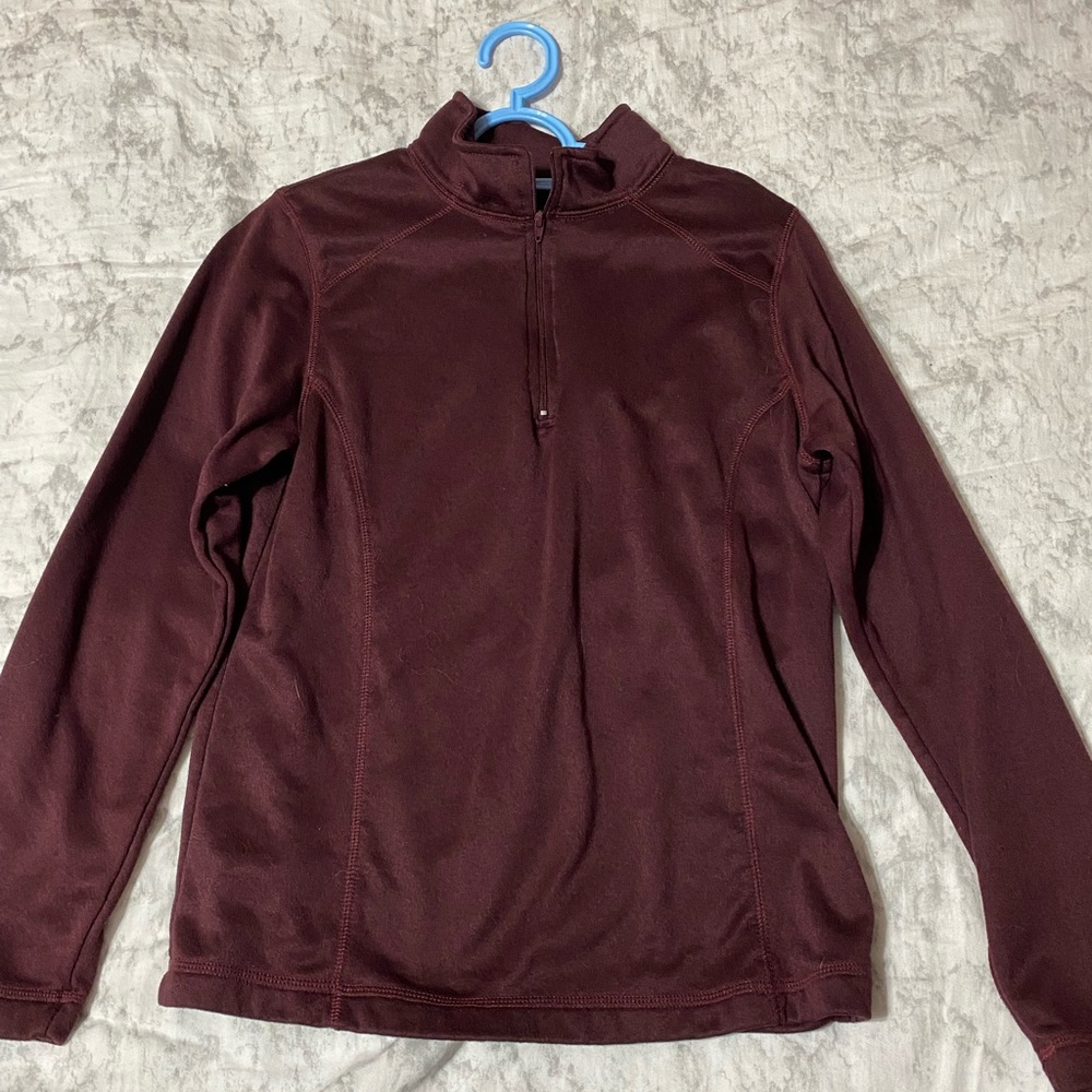 Xersion Long sleeve burgundy sweater